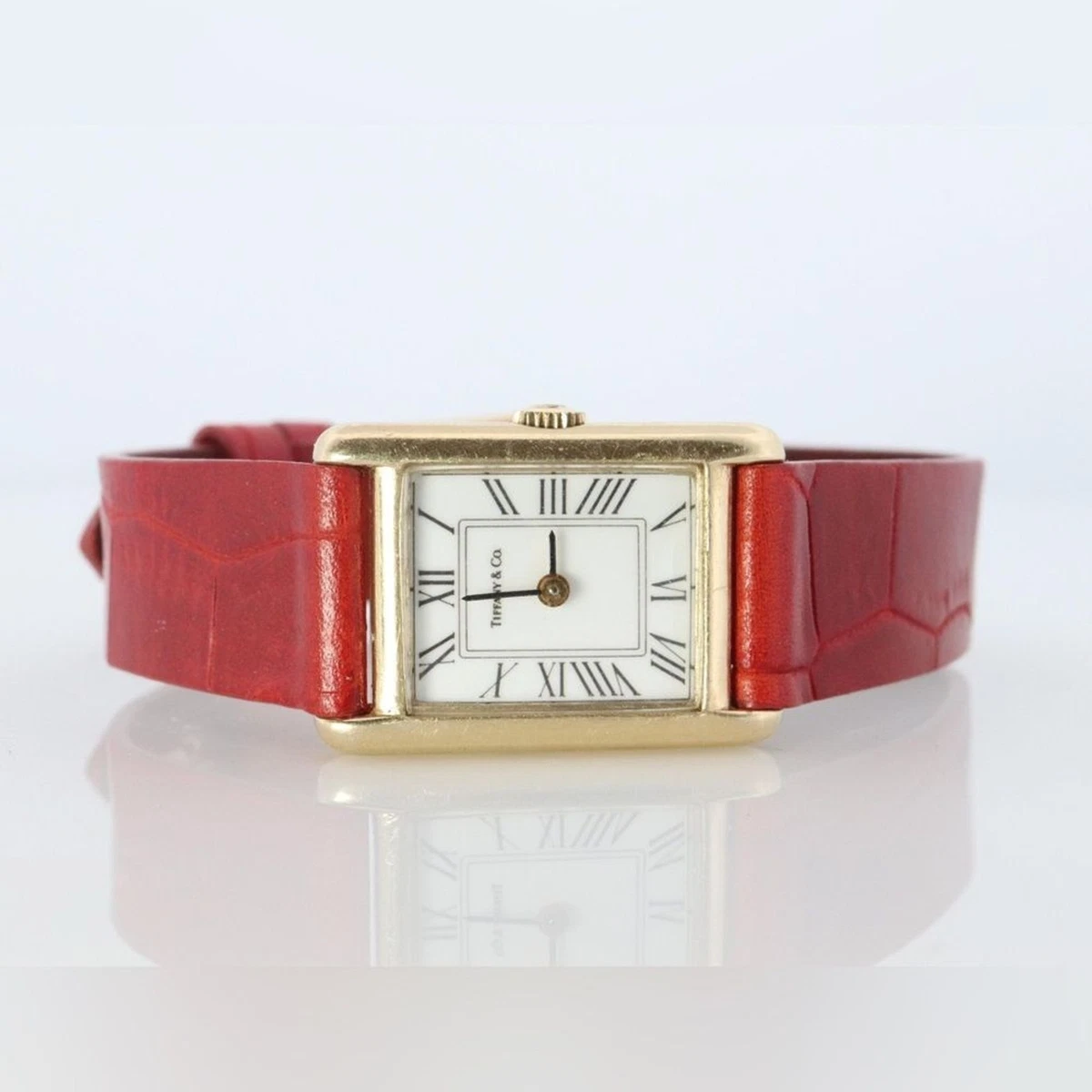 時計 Tiffany Women's Ladies Manual winding Tiffany & Co. Women's Mechanical Hand-Winding Wristwatches for