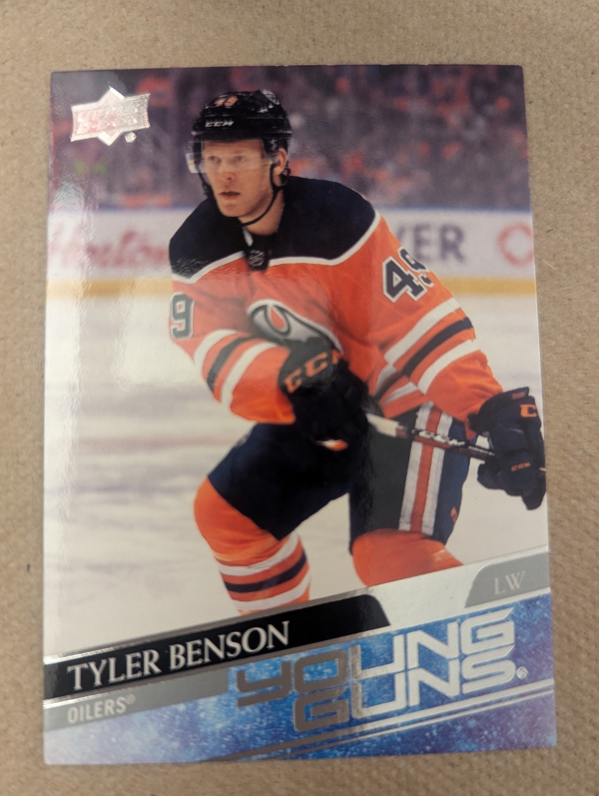2020-21 Upper Deck - Young Guns Tyler Benson #218 (RC) A2