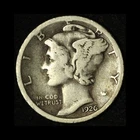 1926-S Mercury Dime - Free Shipping USA