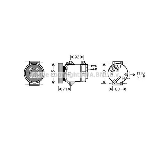 Kompressor Klimaanlage FüR Renault Grand ScéNic Ii JM0/1_ KM0/1_-image