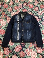 DSQUARED2 Denim MENS Jacket Size 48 Distressed Stretch Used
