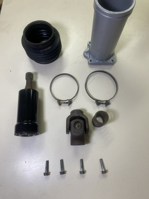 #ad Honda 200es 84 U Joint Drive Shaft Housing Rubber Sleeve amp; Clamps Complete $57.40