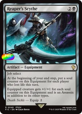 Reaper's Scythe (Surge Foil) - 48 - NM - Commander: FINAL FANTASY