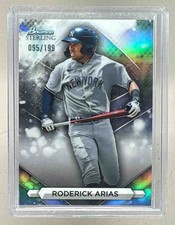 Roderick Arias 2023 Bowman Sterling #BSP-94 Refractor /199