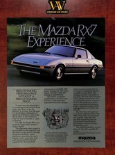 1985 Mazda RX-7 Vintage Print Ad - The Mazda RX7 Experience