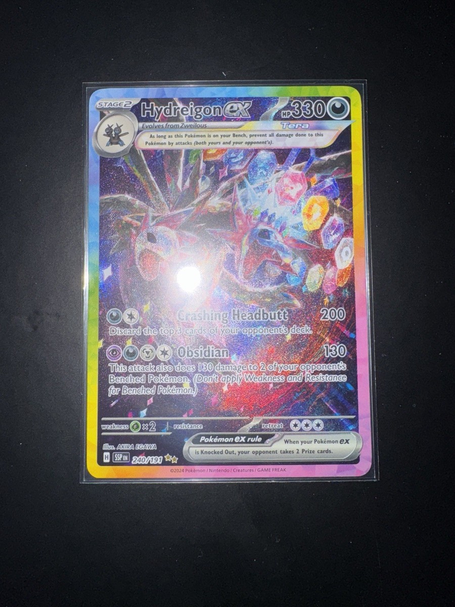 Pokmon TCG Hydreigon EX Surging Sparks SAR 240/191 Mint Condition | eBay Pokmon TCG Hydreigon EX Surging Sparks SAR 240/191 Mint Condition | eBay
