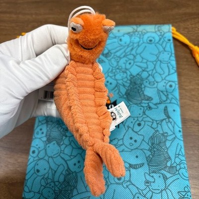 Jellycat SHELDON SHRIMP Soft Plush Toy Cute Stuffed Ocean Animal Doll Best Gift