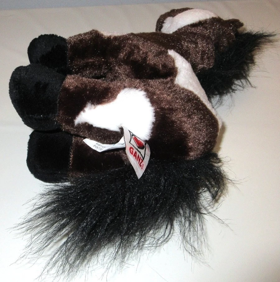 GANZ Webkinz Brown & White PINTO PONY Plush ONLY Stuffed Toy NO CODE 8" HM147 - Image 4 of 4