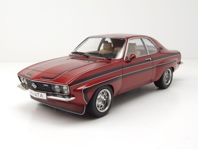 Opel Manta A Irmscher 1974 dunkelrot metallic Modellauto 1:18 MCG