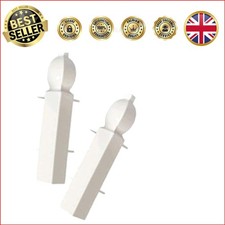 White Satin External 90° Corner PVC Skirting Board Joint - Easy Fit & No Main...