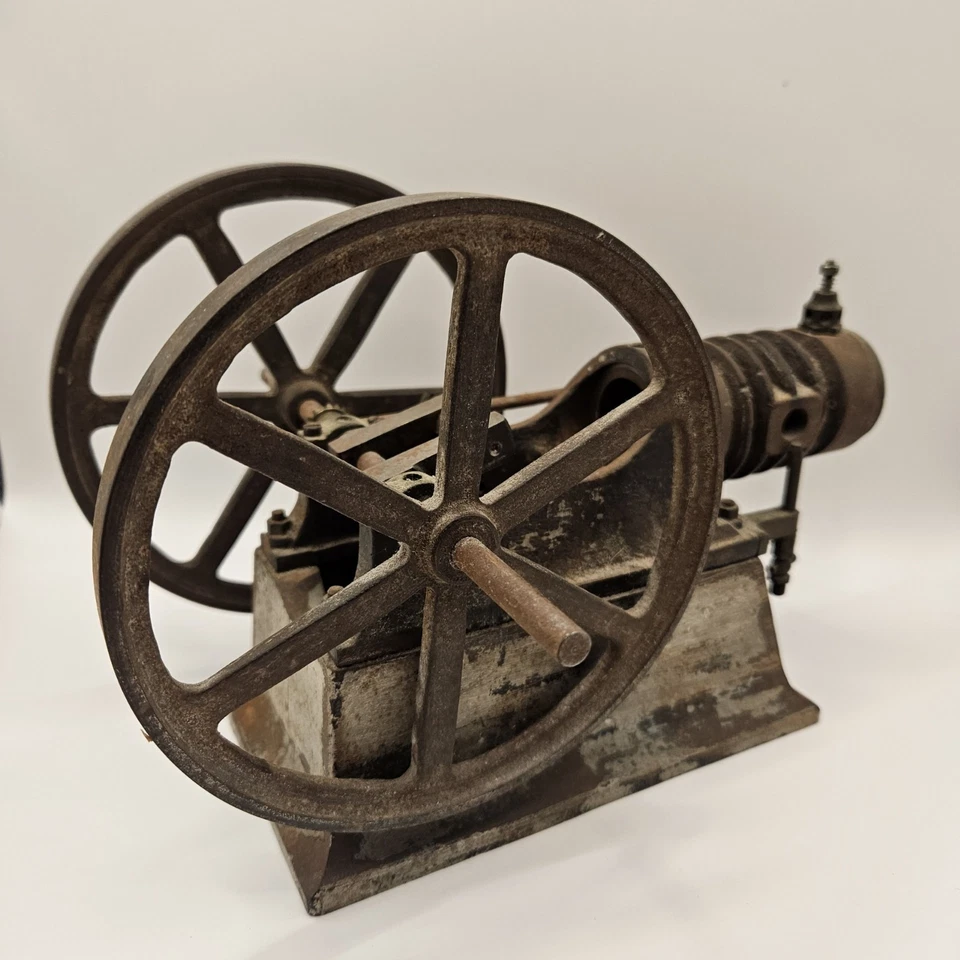 J. SCHOENNER STATIONÄR OFFENE KURBEL ATMOSPHÄRENGAS MODELLMOTOR - Bild 4 von 4