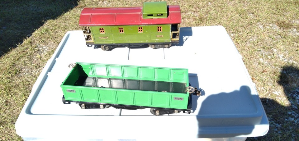 Lionel 8 Prewar Standard Gauge Electric Locomotive Freight Car Train ...