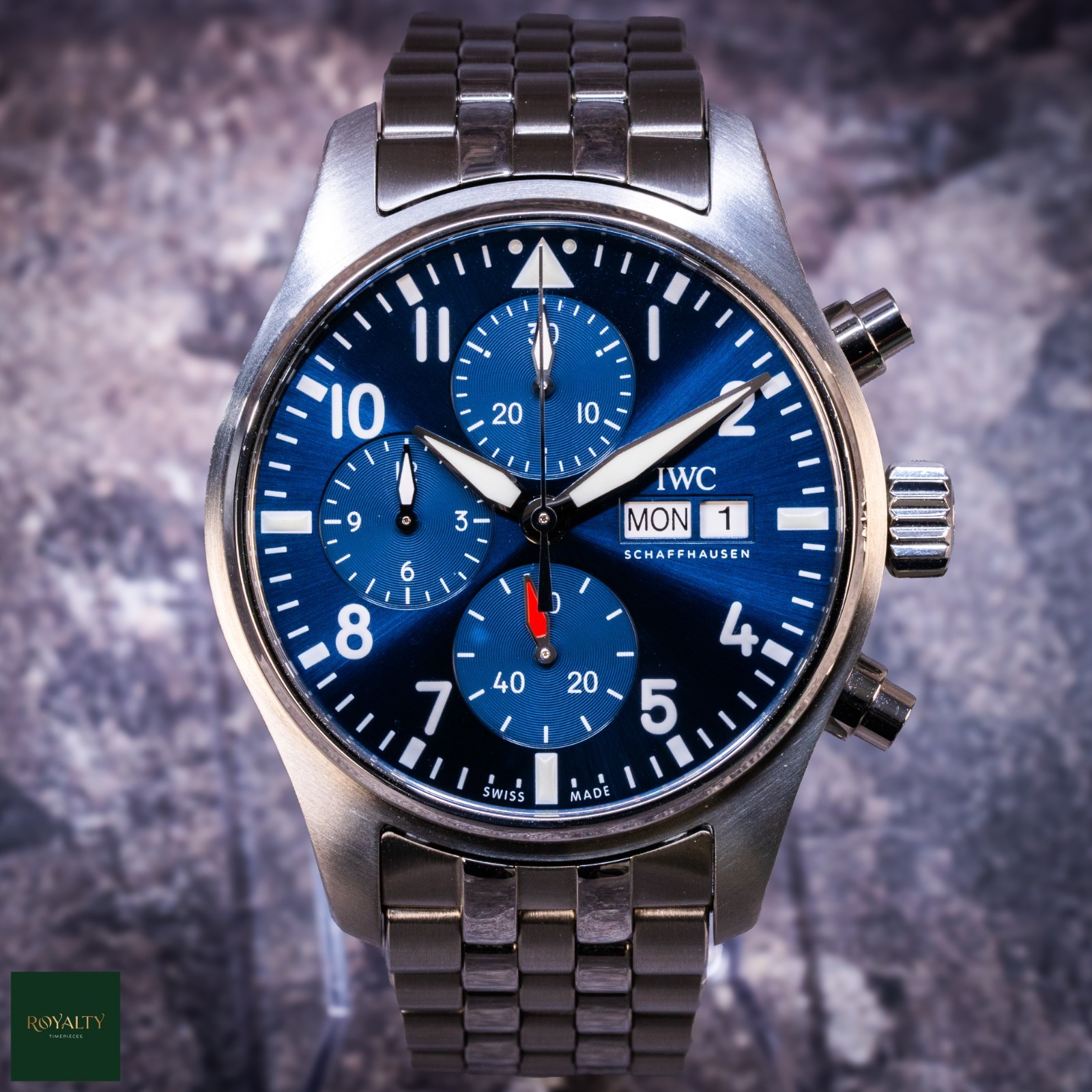 IWC Pilot's Watch Chrono 41mm IW388102 Blue Dial Steel 2025 Warranty Until 2033 image 3