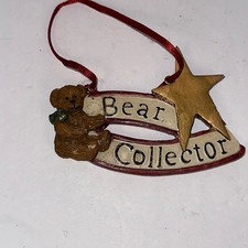 Charming Bear Collector Ornament  Set of 5 Cute Teddy Bear Holiday Figurines