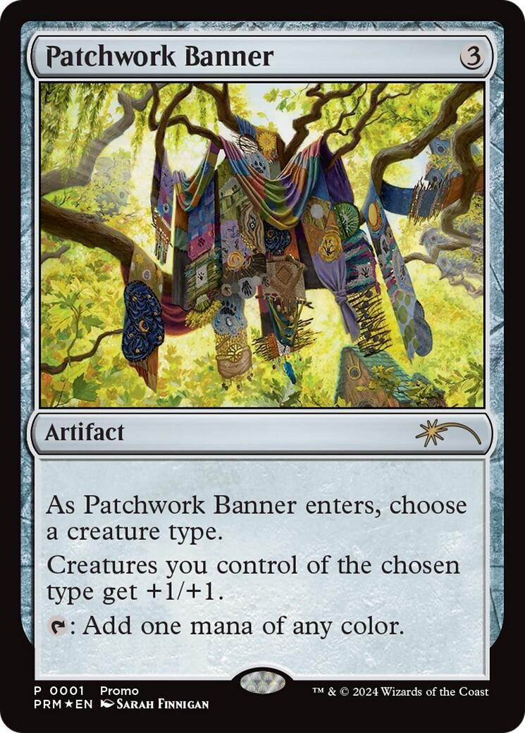 Patchwork Banner #1 *Foil* (NM) Media Promos (MEDIA) MTG