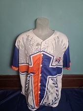 Syracuse Mets Faith & Family Night Jersey Men's XL Minor League SGA John 3:16