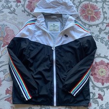 Abercrombie Kids Lightweight Jacket with Colorful Stripes Size 13/14