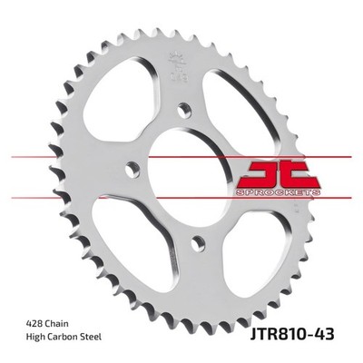 Kettenrad 43 Zähne für Suzuki GS 125 S Baujahr 1999 von jt-Sprockets - Neu