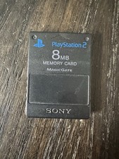 PlayStation 2 PS2 Black 8MB Memory Card SCPH-10020