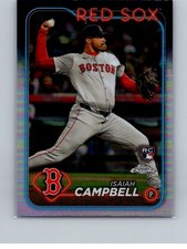 2024 Topps Chrome #76 Isaiah Campbell Prism Refractors