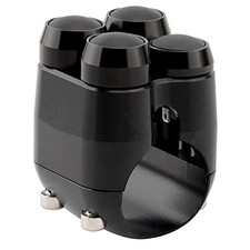 4 Buttons Motorcycle Turn Signal Switch 1" 25mm Handlebar Switch Control Black