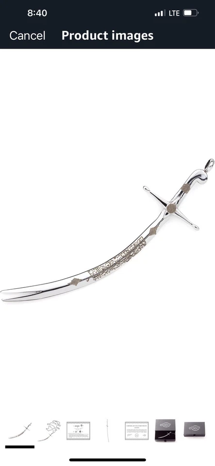 Three Necklaces Lot Deal of Imam Ali Zulfiqar Sword, Limited Time. - Bild 2 von 4