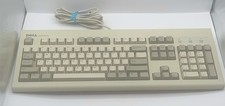 Dell QuietKey SK-8000 Keyboard PS/2 Full Size Beige QWERTY