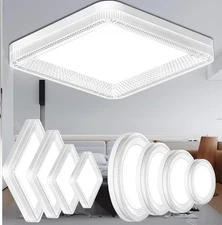LED Ceiling Down Light 6000K Ultra Thin Flush Mount Kitchen Lamp Home Fixture