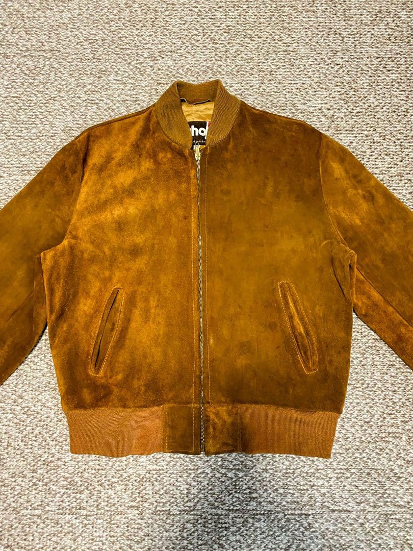 ジャケット・アウター 80s Schott suede leather bomber jkt USA Made '80s Schott Suede Bomber Jacket 40 Shipping from