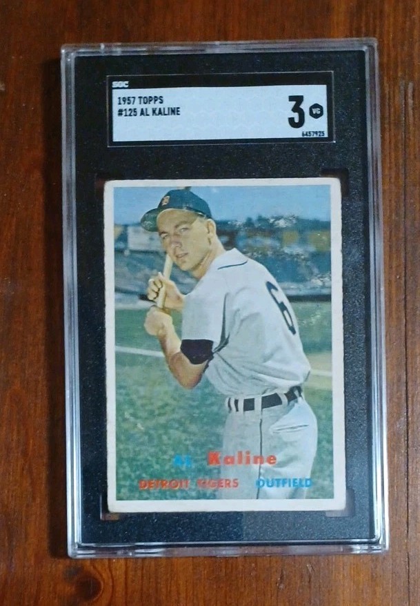 1957 Topps Al Kaline #125 SGC 3