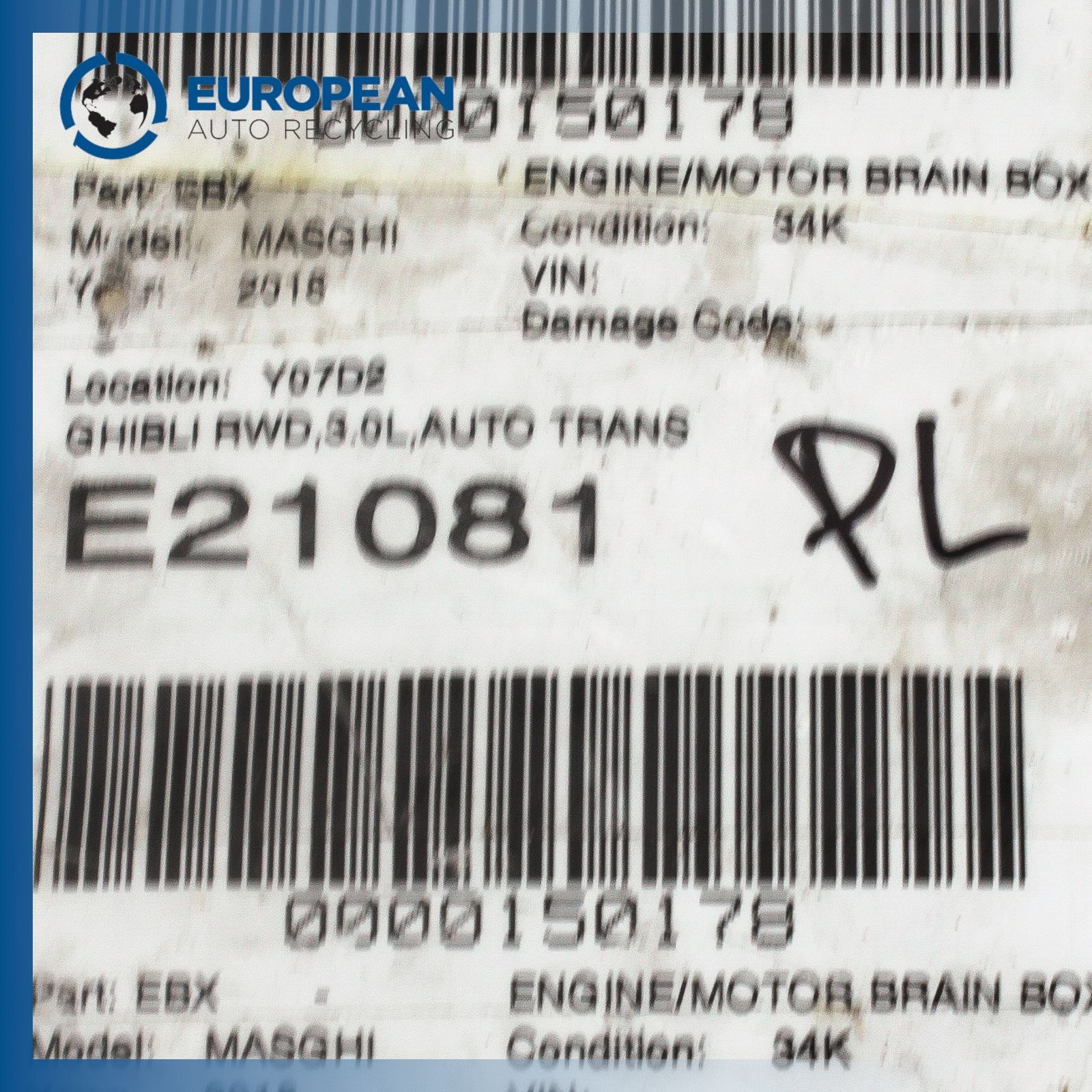 2014-2020 MASERATI GHIBLI Ignition Control Module - OEM 670031346