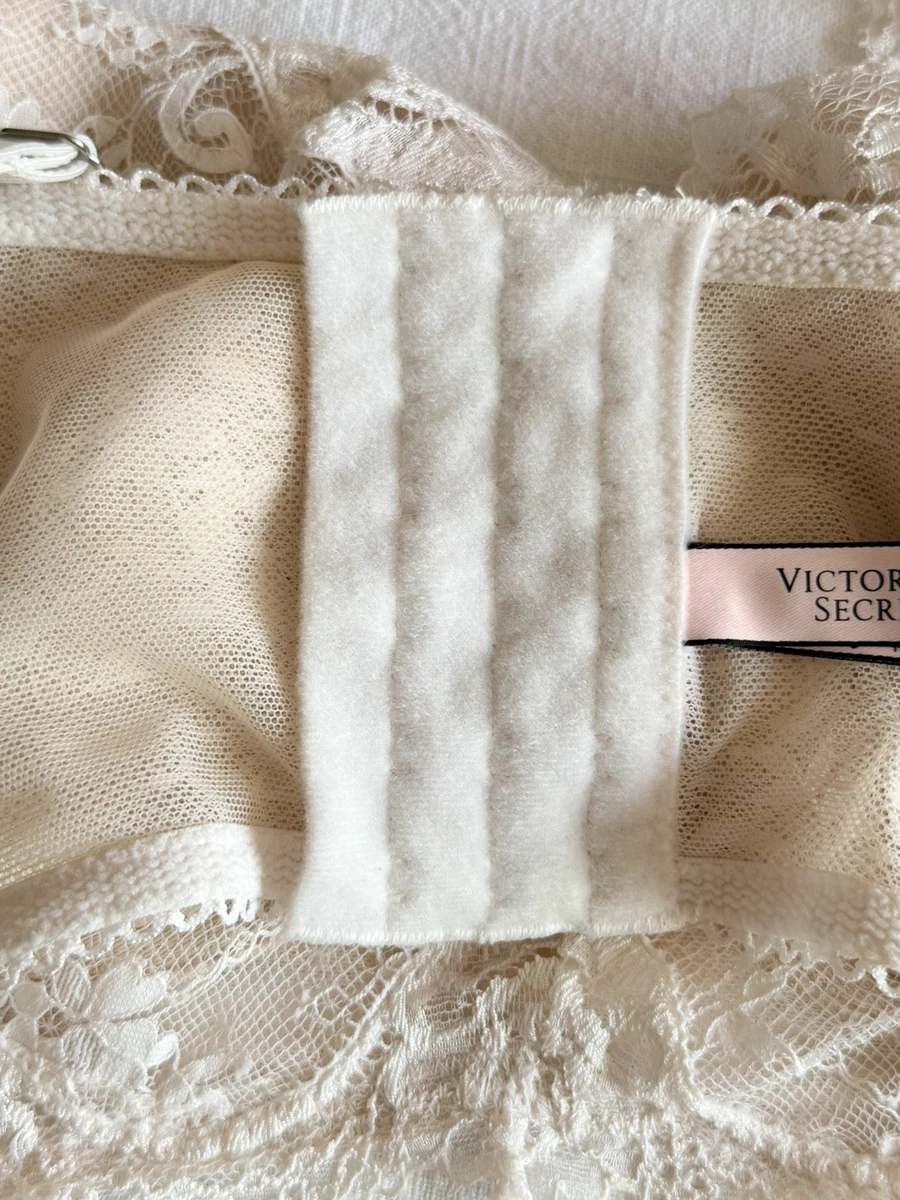 Victoria’s s Secret Longline Dream Angels Demi Bra Lace Lined Bustier 34DD