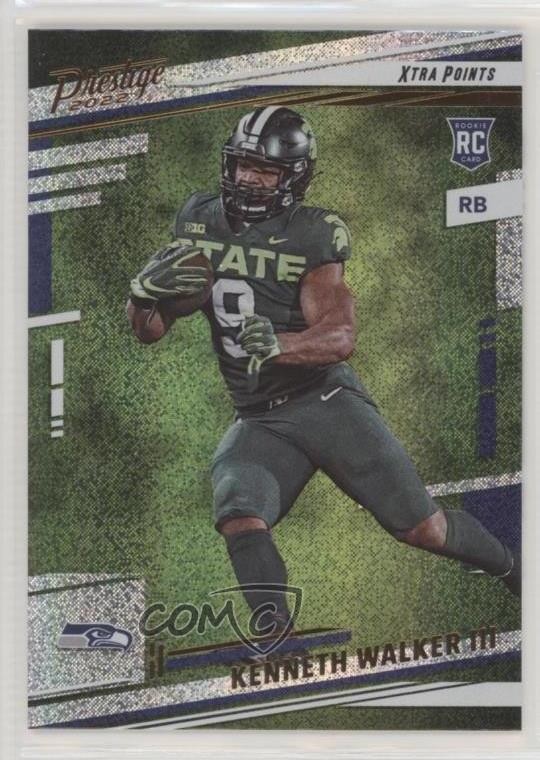 2022 Panini Prestige Rookies Xtra Points Galaxy Kenneth Walker III #314 1u6