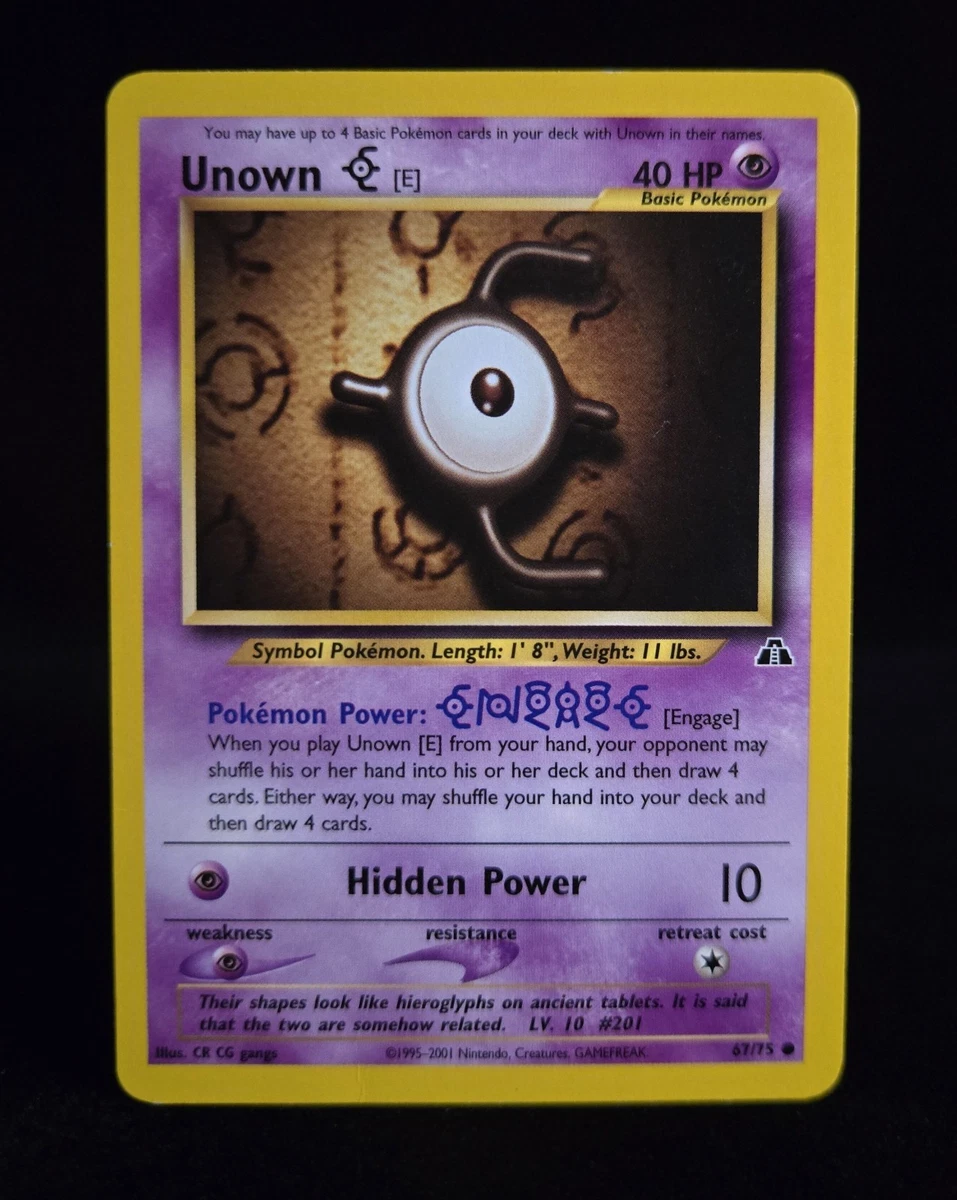 Unown Pokémon TCG Cards for sale