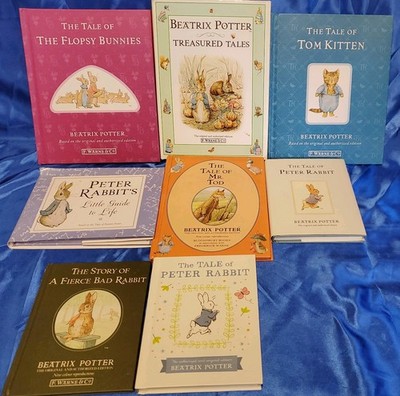 The Peter Rabbit library, Beatrix Potter 8 x  book bundle 