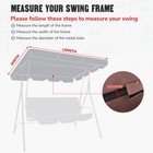 64"x47" Swing Canopy Cover Replacement UV 30+ Water Resistance Outdoor — photo 8