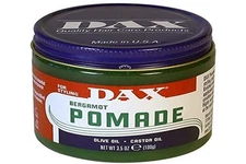 Dax Pomade Bergamot Compounded with Olive Oil & Castor Oil for Styling 3.5 Ounce