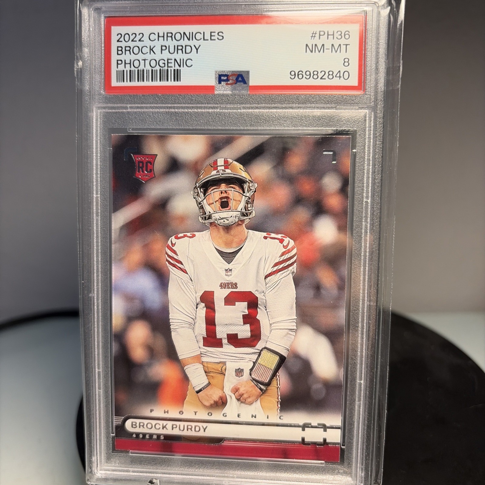 2022 Chronicles Photogenic Brock Purdy #PH-36 PSA 8