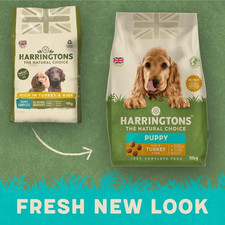Harringtons Complete Puppy Dry Dog Food Turkey & Rice 10Kg - Made with All Natu 2.47 per kilo
