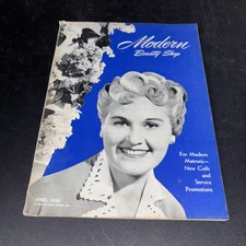 Modern Beauty Shop Magazine April 1956