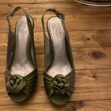 Phase Eight Ava Brooch Platform Champagne Shoes Size 7