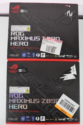 Lot of 2 ASUS ROG Maximus Z890 Hero LGA1851 DDR5 Motherboards   For Parts