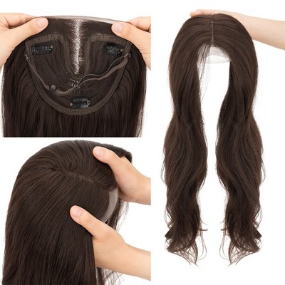 6''x6'' Hair Toppers for Women with Thinning Hair Synthetic Wiglets Piece Straight