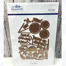 Spellbinders JUST A TWEET Birds Large Dies of the Month September 2021