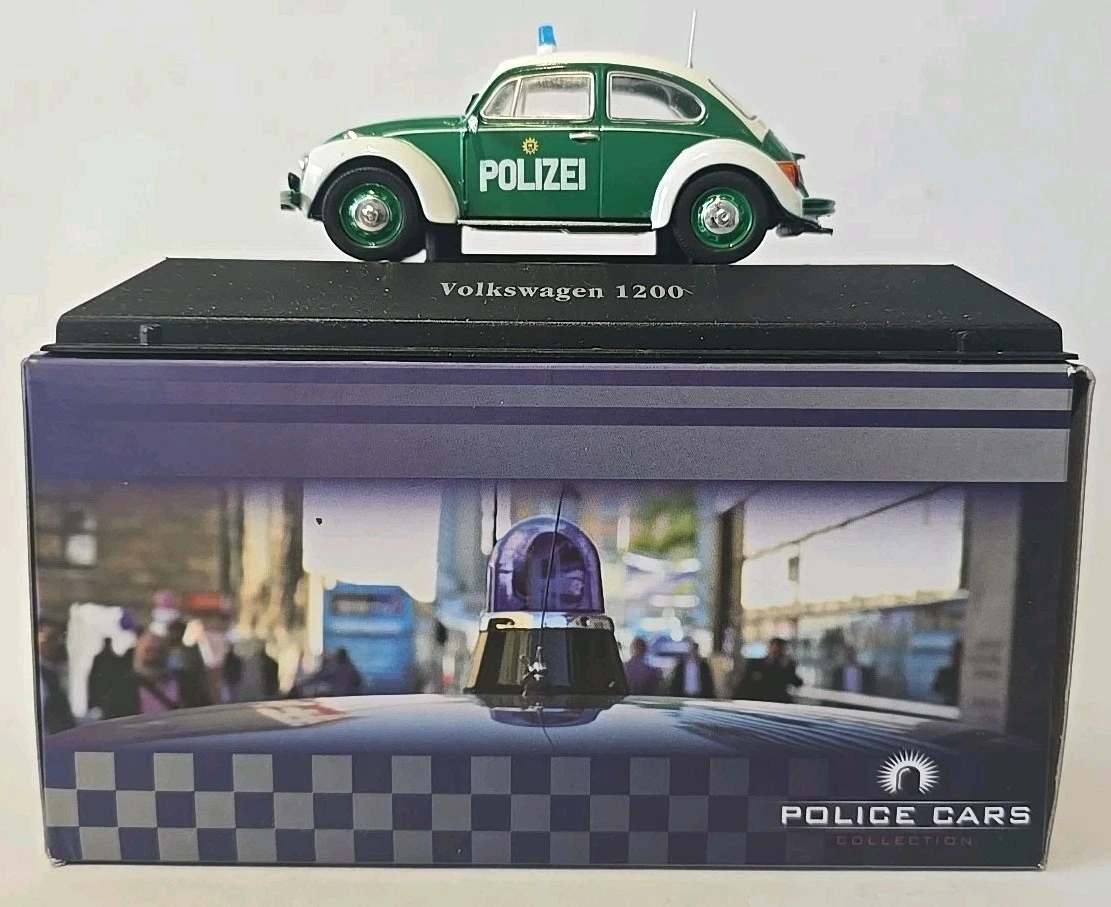 Volkswagen T3 Van, Polizei - die cast - modèle de collection - Welly 43687GP-F
