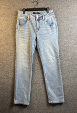 Hudson Jeans Size 4 Women's Straight Leg Flap Pocket Stretch Denim
