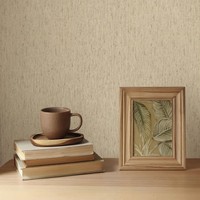 Rasch 571066 Oatmeal Struktur Vinyltapete Waschbar Uni-Farbe Boho