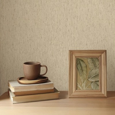 Rasch 571066 Oatmeal Plain Textured Wallpaper Boho Style