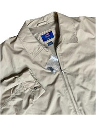 Bomber Jacket Mens Khaki Swing Dad Grandpa Core NWT XL Zip T Harris London