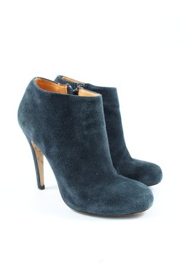 BUFFALO LONDON Reißverschluss-Stiefeletten Damen Stiefeletten Gr. DE 36 blau